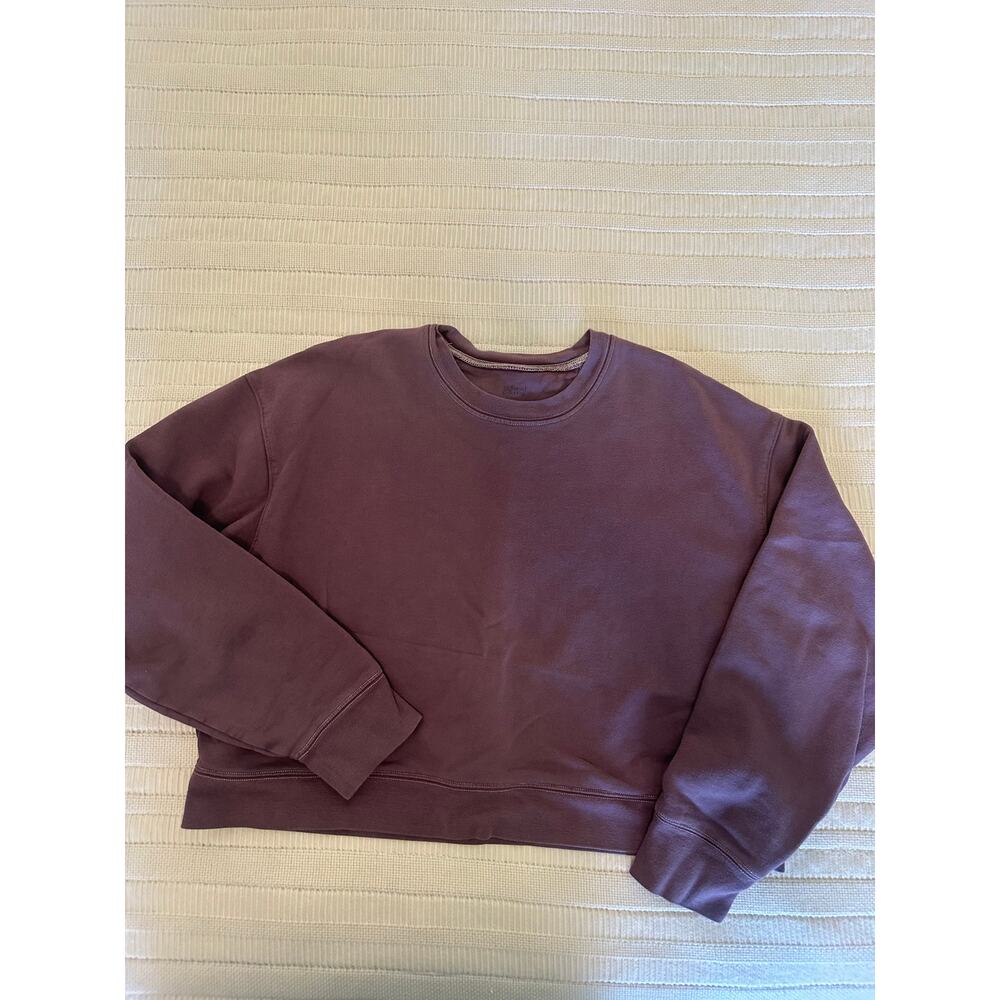 Girlfriend Collective XL Cropped Crewneck Sweatshirt